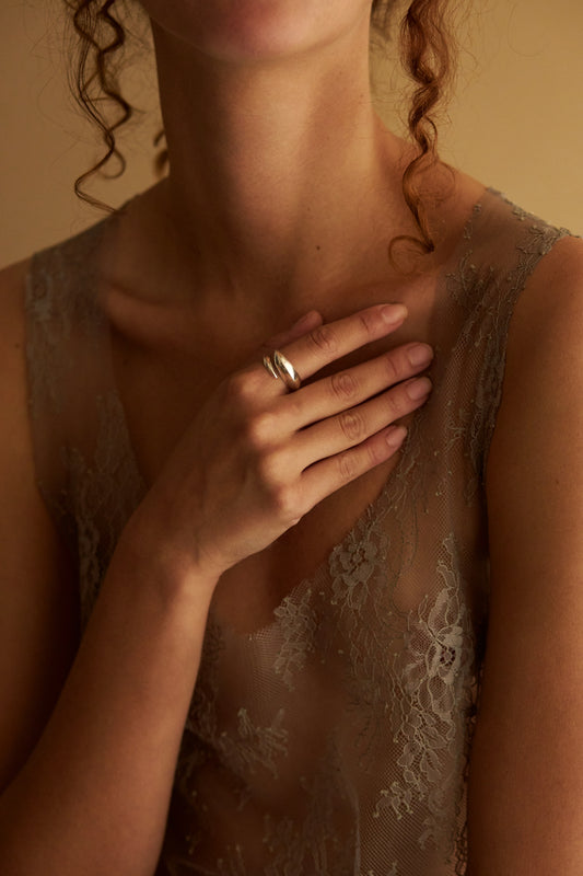 ANELLO CONTRARIÉ/BIG - ARGENTO