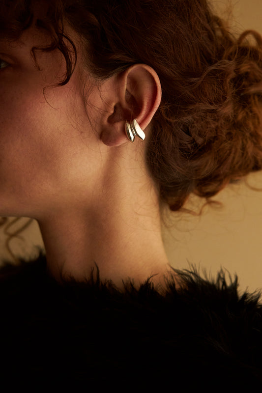 EAR CUFF NINFA - ARGENTO