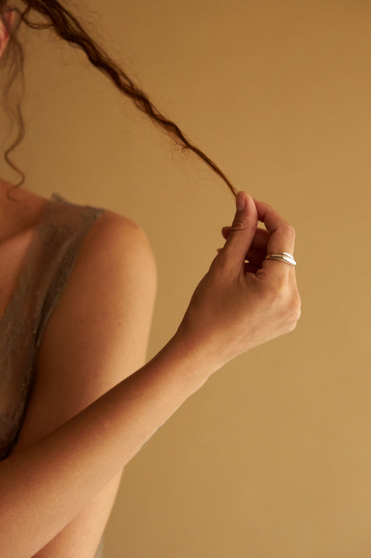 ANELLO CONTRARIÉ/SMALL - ARGENTO