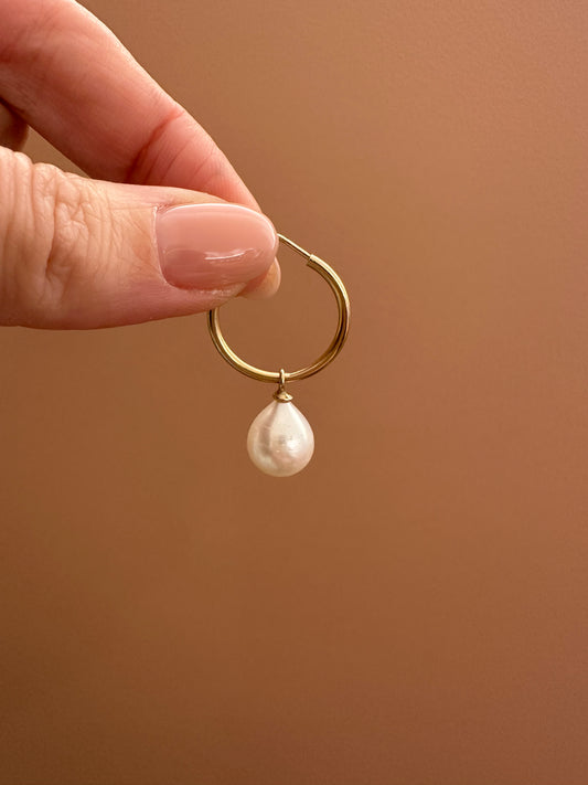 Cerchi oro con perle rimovibili