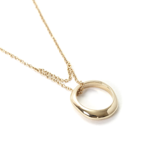 collana in oro giallo pallido 375/9k piqué collezione duna