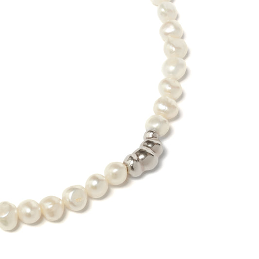 ETNS05. COLLANA DI PERLE MEDIUM - ARGENTO