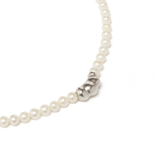 ETNS06. COLLANA DI PERLE SMALL - ARGENTO