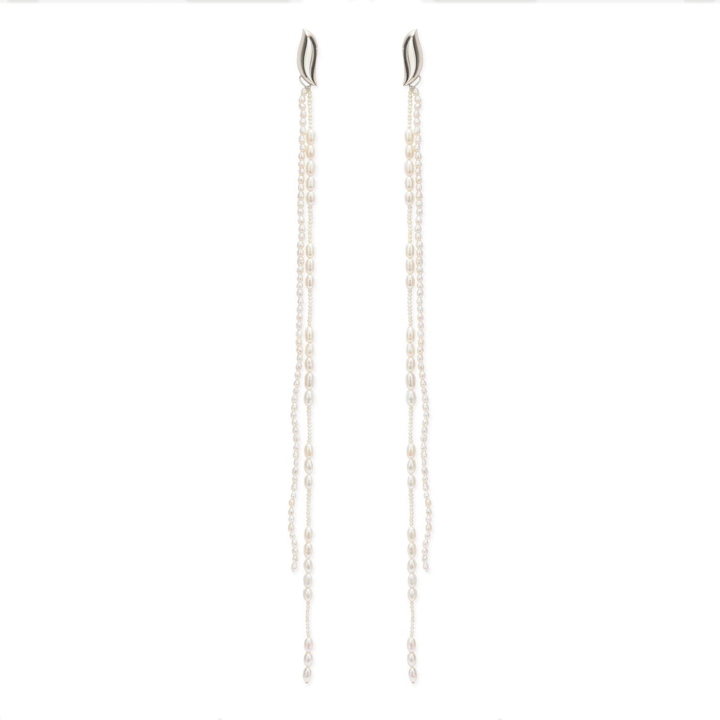 ORECCHINI WATERFALL - ARGENTO