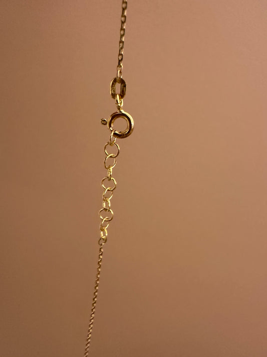 Nine pearls necklace - gold