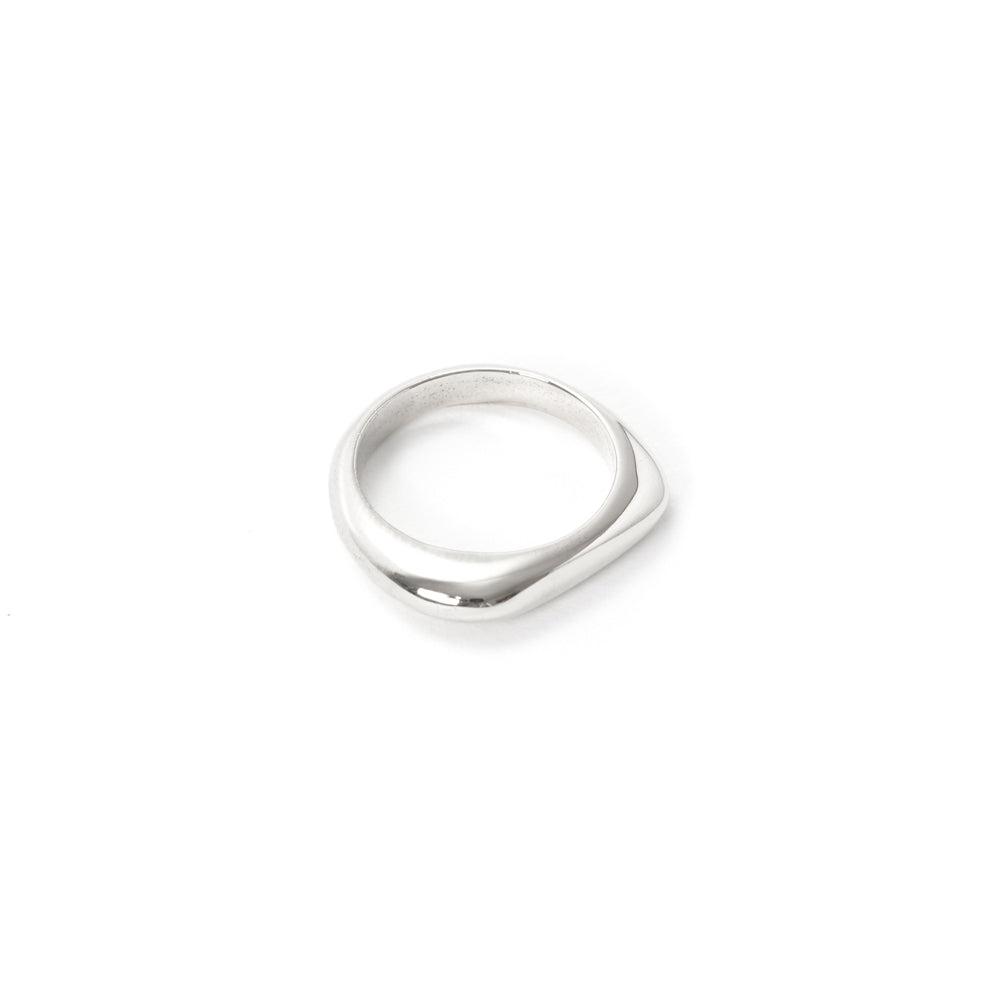 anello in argento 925 minimal design italiano fatto a mano