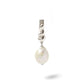 ETES02. DROP EARRING WITH PEARL - SILVER